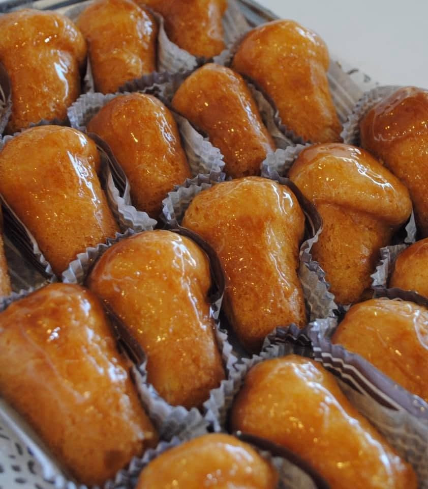 Homemade rum babà
